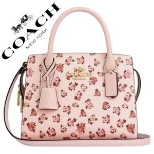 NOT FOR SALE COACH Andrea Carryall Bag With Rose Print